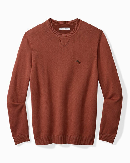 Tommy Bahama | Marlin Luxe Crew Sweater / Spicy Clay Heather