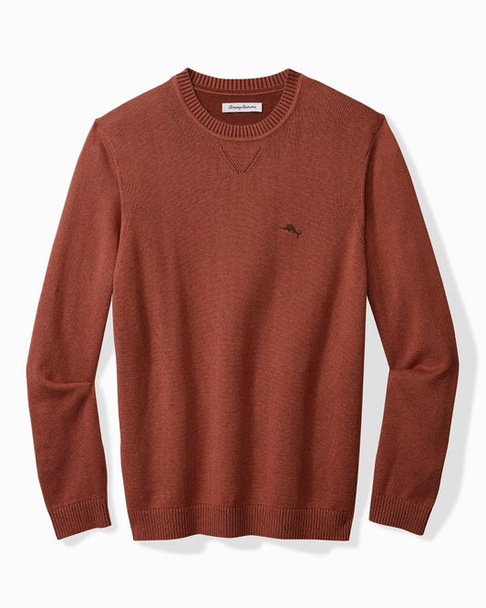 Tommy Bahama | Marlin Luxe Crew Sweater / Spicy Clay Heather
