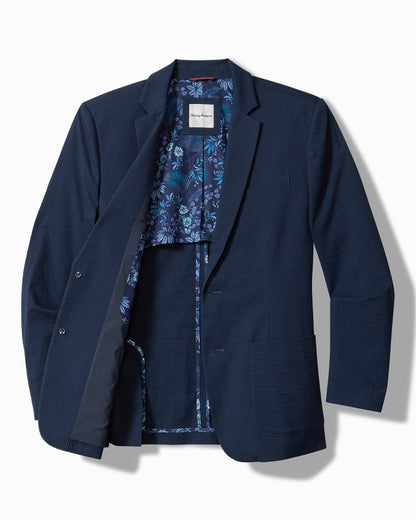Tommy Bahama | Nova Wave Stretch-Seersucker Blazer / Maritime