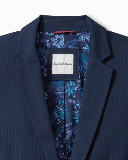 Tommy Bahama | Nova Wave Stretch-Seersucker Blazer / Maritime