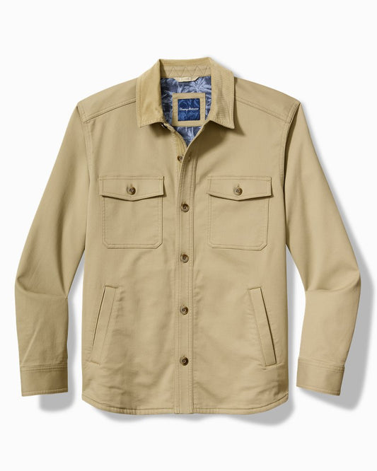 Tommy Bahama | Harbor Point Shirt Jacket / Stone Khaki