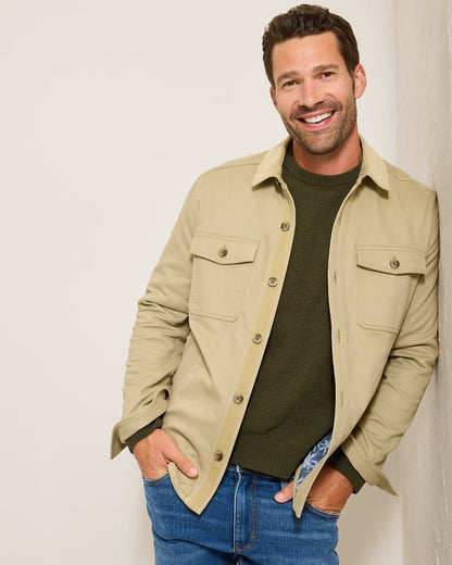 Tommy Bahama | Harbor Point Shirt Jacket / Stone Khaki