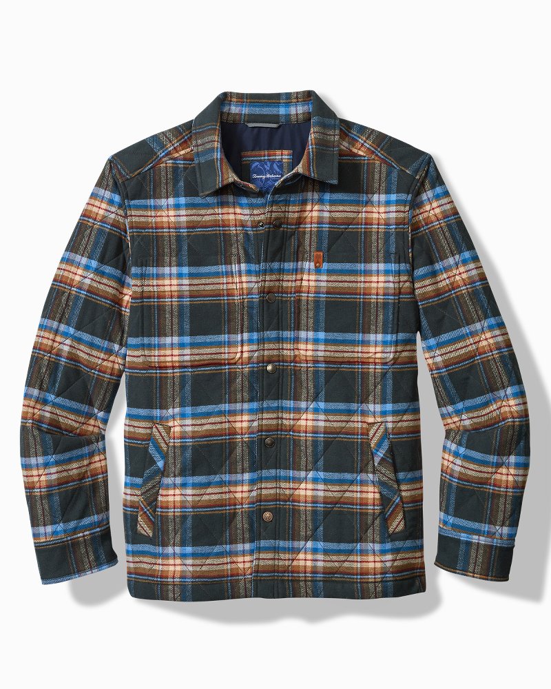 Tommy Bahama | Oak Harbor Flannel Shirt Jacket / Deep Slate