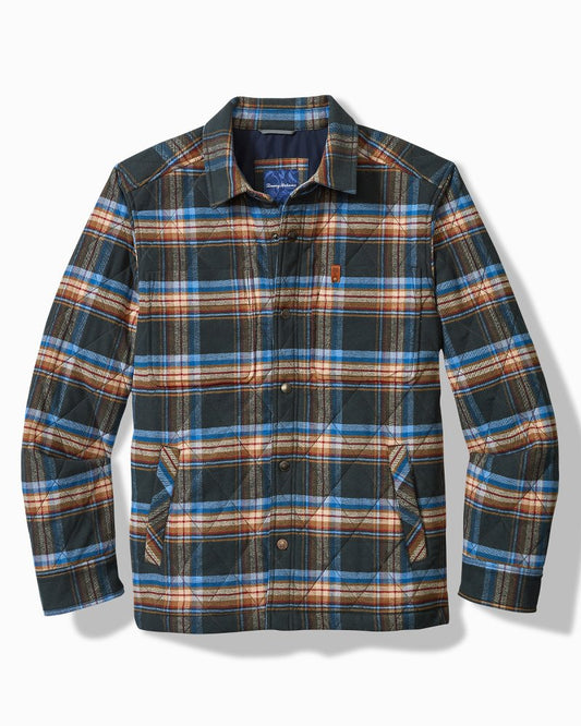 Tommy Bahama | Oak Harbor Flannel Shirt Jacket / Deep Slate