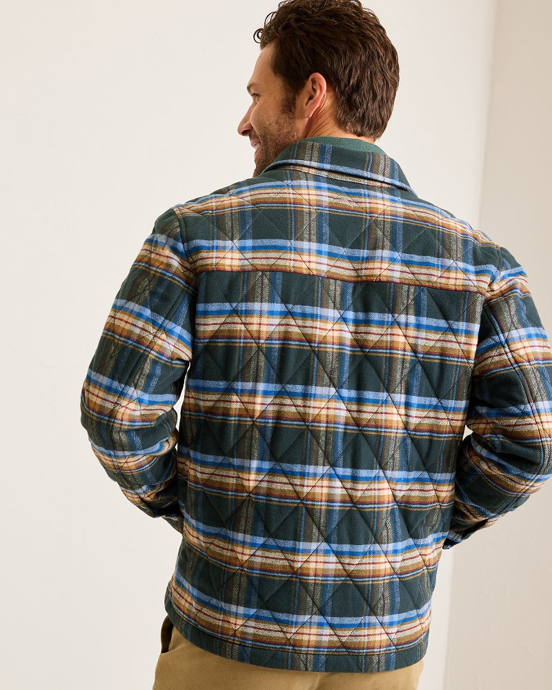 Tommy Bahama | Oak Harbor Flannel Shirt Jacket / Deep Slate