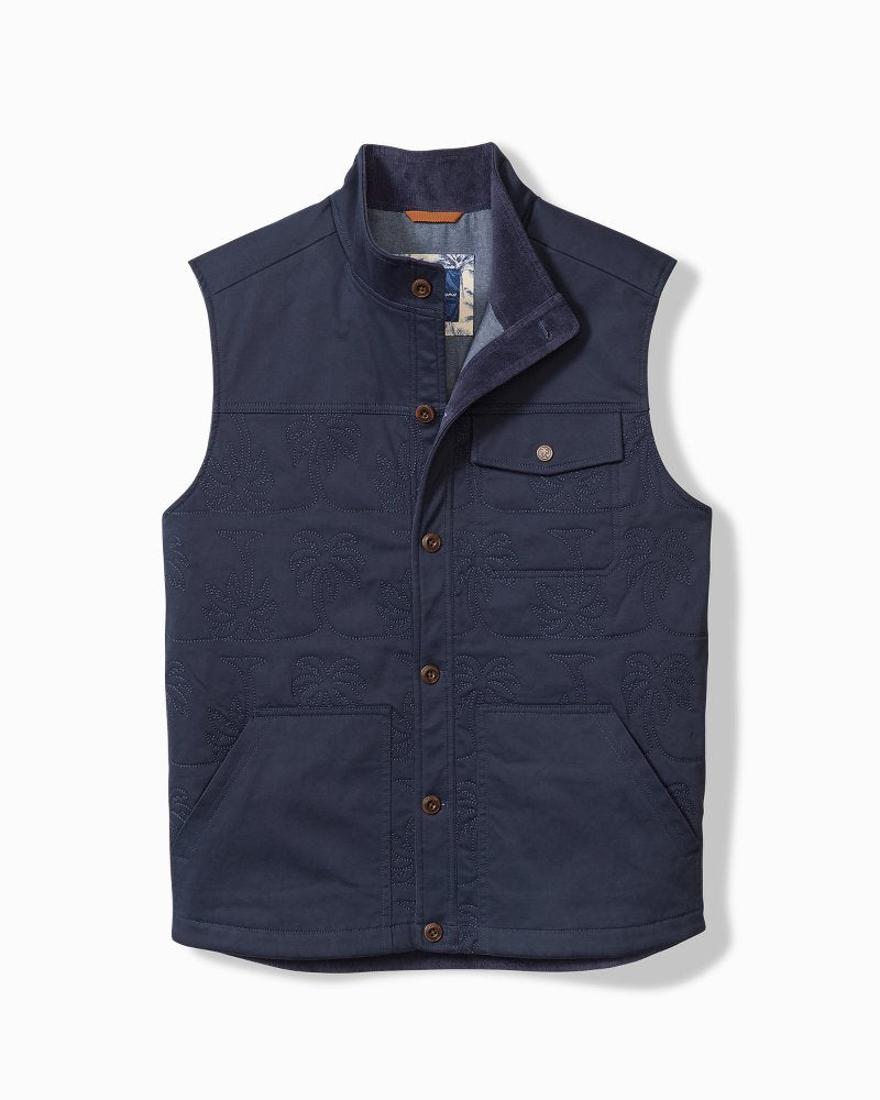 Tommy Bahama | Palisades Palm Quilted Vest / Maritime