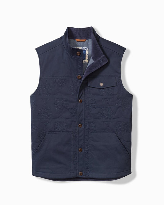 Tommy Bahama | Palisades Palm Quilted Vest / Maritime