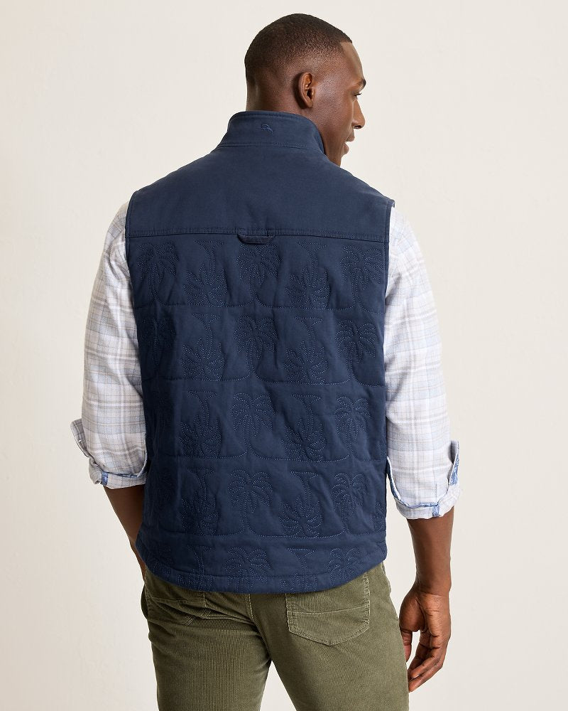 Tommy Bahama | Palisades Palm Quilted Vest / Maritime