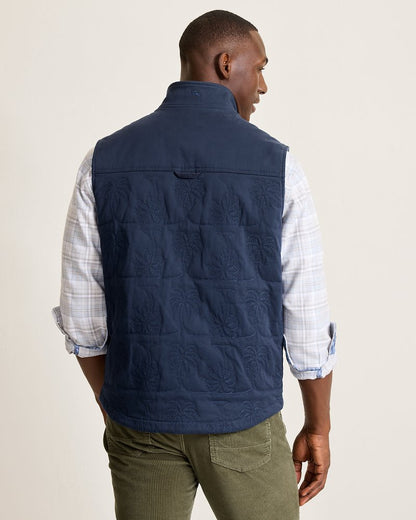 Tommy Bahama | Palisades Palm Quilted Vest / Maritime