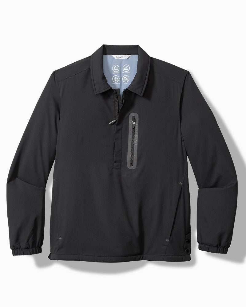 Tommy Bahama | Ocean Driver Performance Popover Jacket / Jet Black