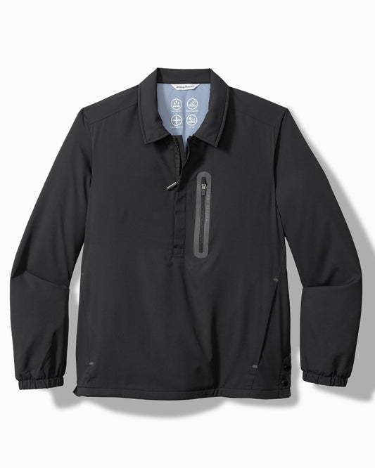 Tommy Bahama | Ocean Driver Performance Popover Jacket / Jet Black
