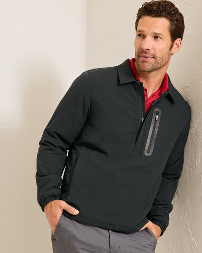 Tommy Bahama | Ocean Driver Performance Popover Jacket / Jet Black