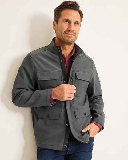 Tommy Bahama | Stanley Park Softshell Field Jacket / Coal