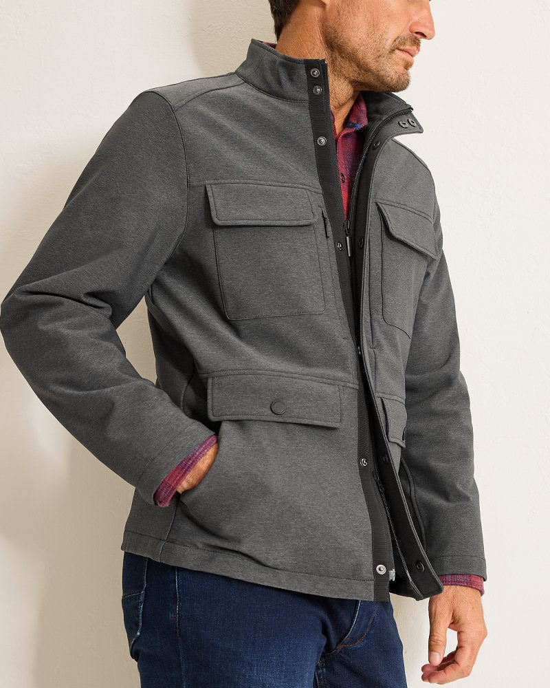 Tommy Bahama | Stanley Park Softshell Field Jacket / Coal