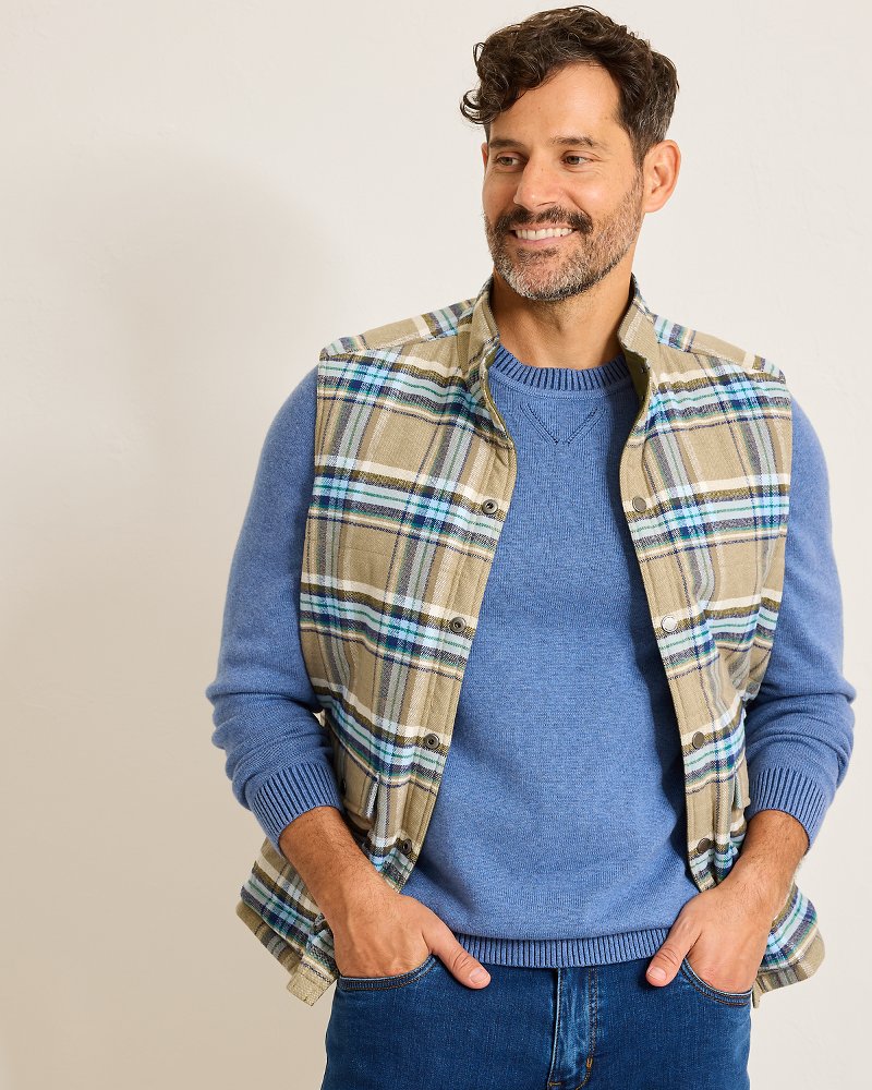 Tommy Bahama | Oak Harbor Reversible Vest / Tea Leaf