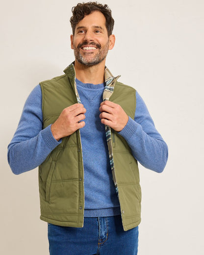 Tommy Bahama | Oak Harbor Reversible Vest / Tea Leaf