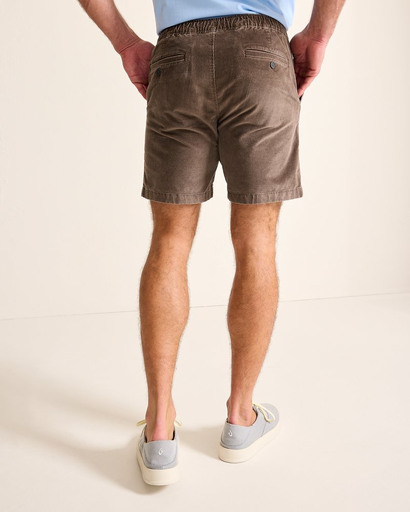 Tommy Bahama | Sea Coast Corduroy E-Waist 8-Inch Shorts / Nut Brown