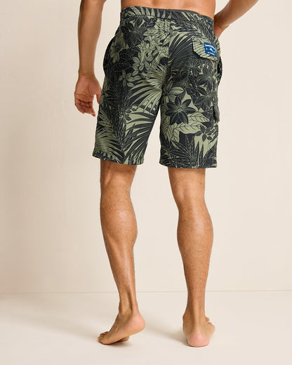 Tommy Bahama | Baja Santiago Palms 9-Inch Boardshorts / Black