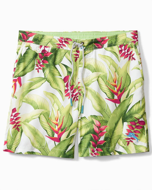 Tommy Bahama | Calypso Fronds 6-Inch Board Shorts / White