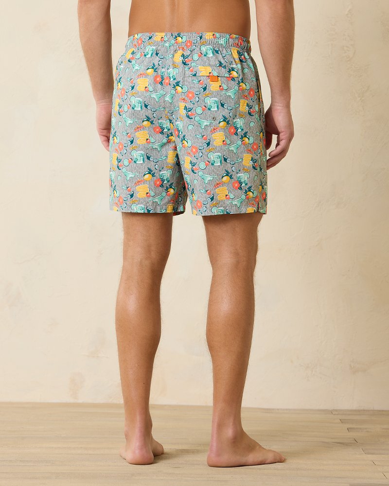 Tommy Bahama | Naples Tales of a Cocktail 6-Inch Swim Trunks / Concrete Grey