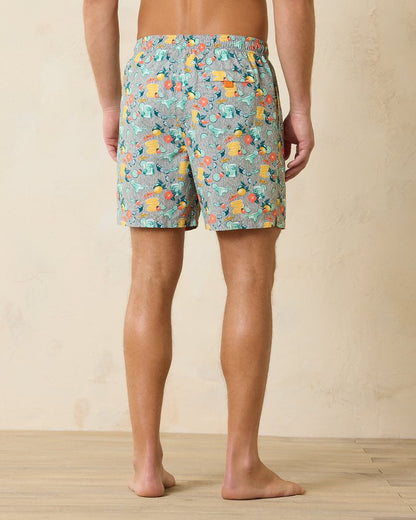 Tommy Bahama | Naples Tales of a Cocktail 6-Inch Swim Trunks / Concrete Grey