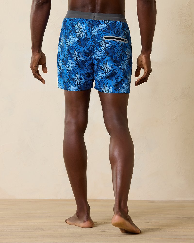 Tommy Bahama | Maui Breaker Palm Route 5-Inch Hybrid Shorts / Cobalt Sea