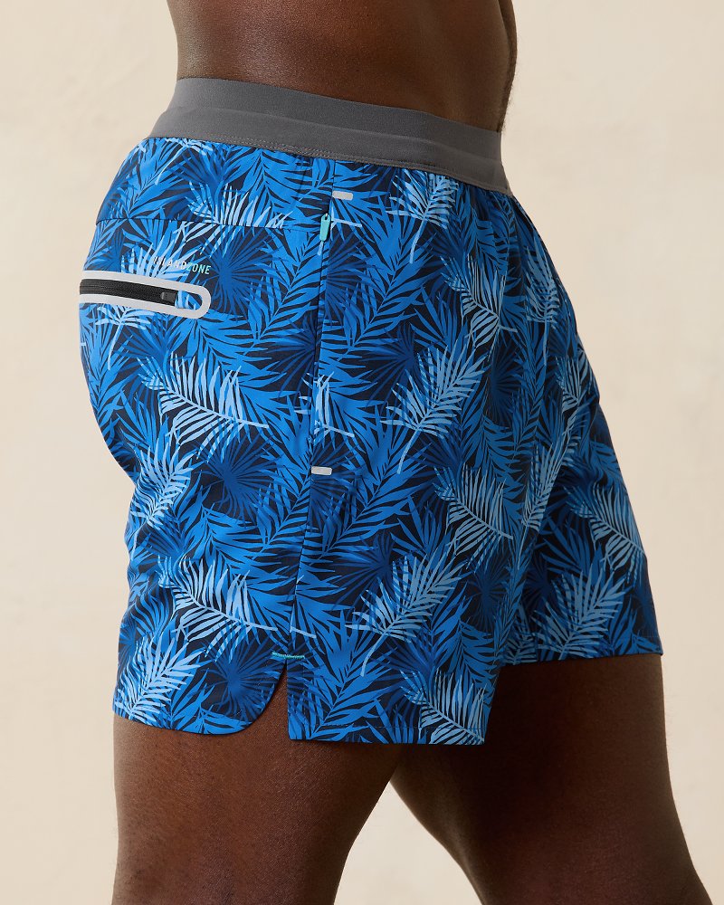 Tommy Bahama | Maui Breaker Palm Route 5-Inch Hybrid Shorts / Cobalt Sea