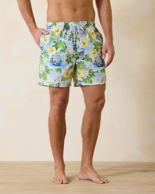 Tommy Bahama | Disney Naples Postcard to Paradise 6-Inch Swim Trunks / Continental