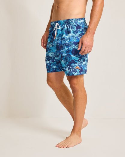Tommy Bahama | Naples Ocean Escape 6-Inch Swim Trunks / Eclipse