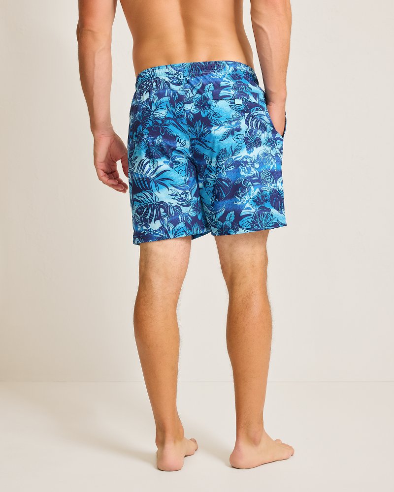 Tommy Bahama | Naples Ocean Escape 6-Inch Swim Trunks / Eclipse