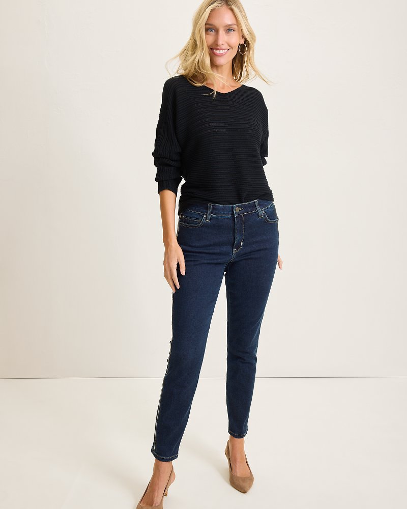Tommy Bahama | Boracay® Indigo Tux High-Rise Ankle Jeans / Deep Ocean Wash