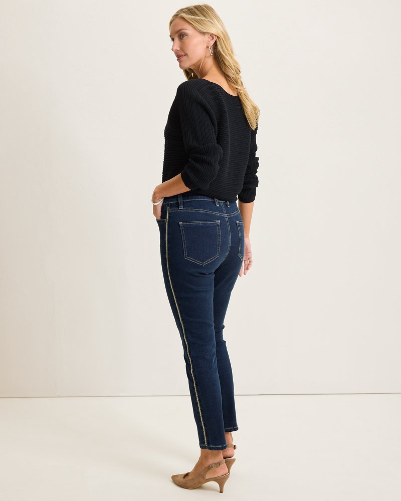 Tommy Bahama | Boracay® Indigo Tux High-Rise Ankle Jeans / Deep Ocean Wash