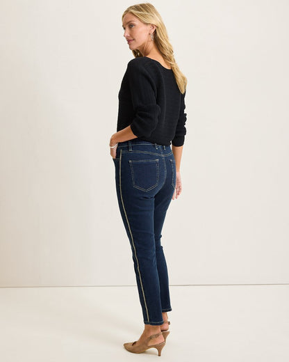 Tommy Bahama | Boracay® Indigo Tux High-Rise Ankle Jeans / Deep Ocean Wash