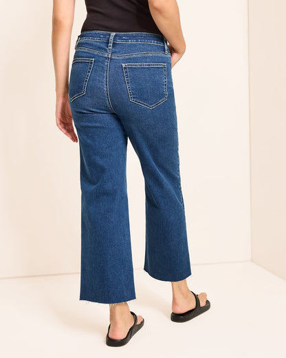 Tommy Bahama | High-Rise Cropped Wide-Leg Jeans / Sunset Blue Wash
