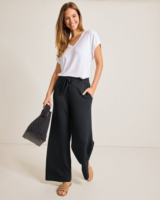 Tommy Bahama | Palm Voyage Wide-Leg Pants / Black