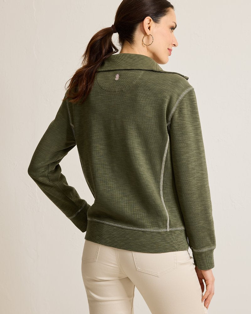 Tommy Bahama | Tobago Bay Half-Zip Sweatshirt / Banana Leaves