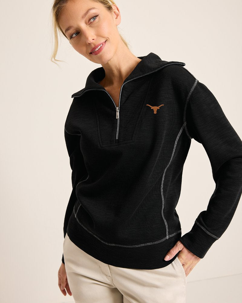 Tommy Bahama | Collegiate Tobago Bay Half-Zip Sweatshirt / Texas