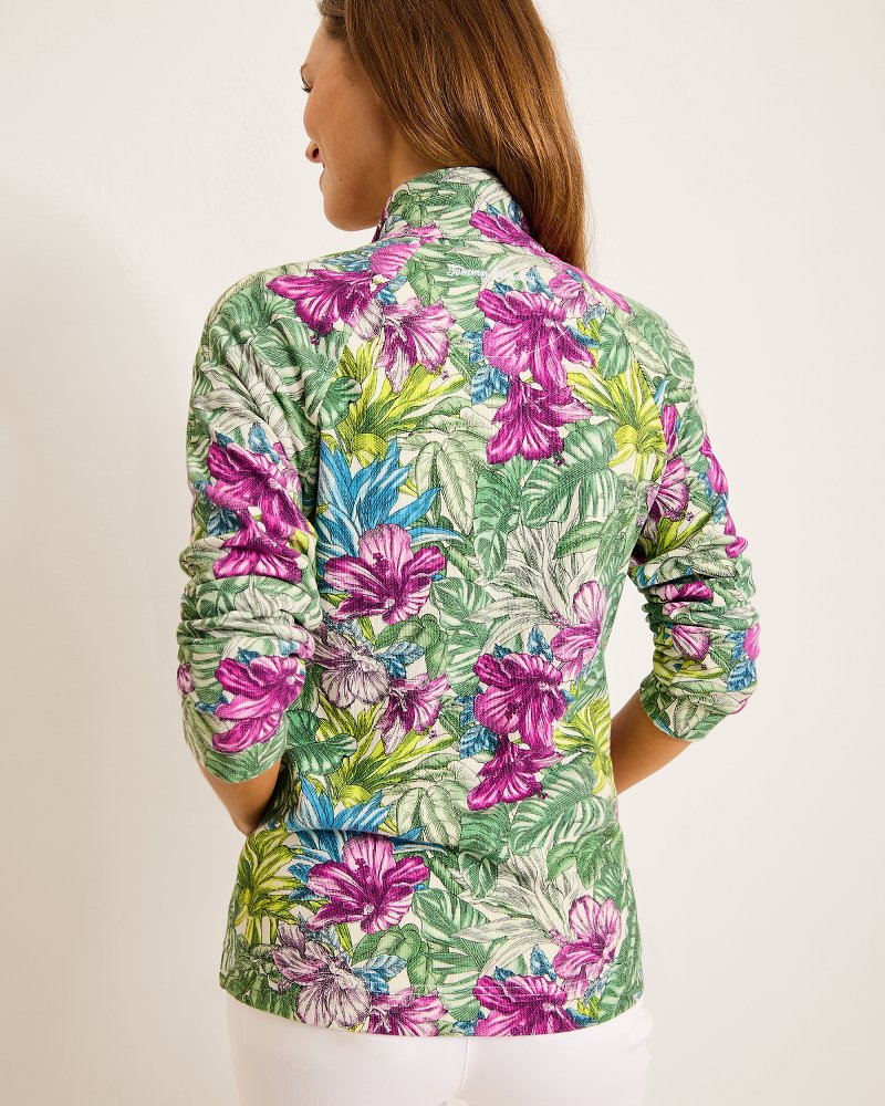 Tommy Bahama | Aruba Jungle Jewels Full-Zip Sweatshirt / Coconut