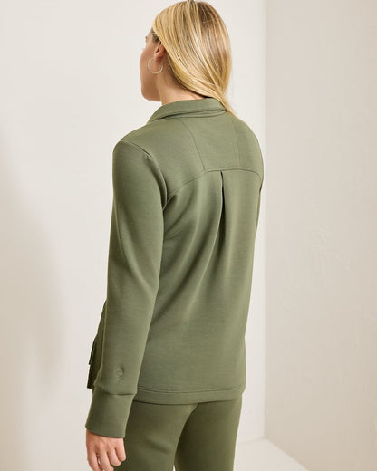 Tommy Bahama | Palm Voyage Sweatshirt / Beetle Green