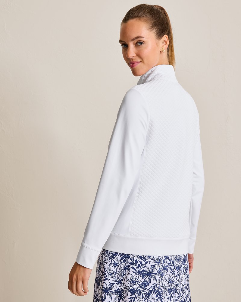 Tommy Bahama | Aubrey Quilted Hybrid Jacket / White