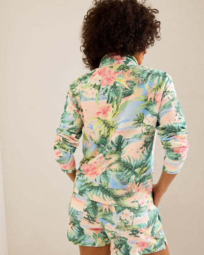 Tommy Bahama | Marina Del Mar Ocean Vida Half-Zip Sweatshirt / Malibu Peach