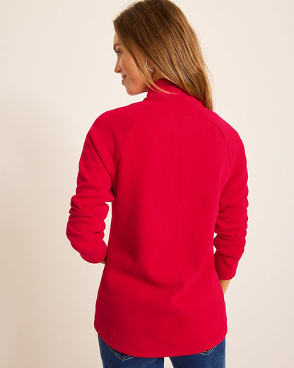 Tommy Bahama | Aruba Half-Zip Sweatshirt / Tango Red