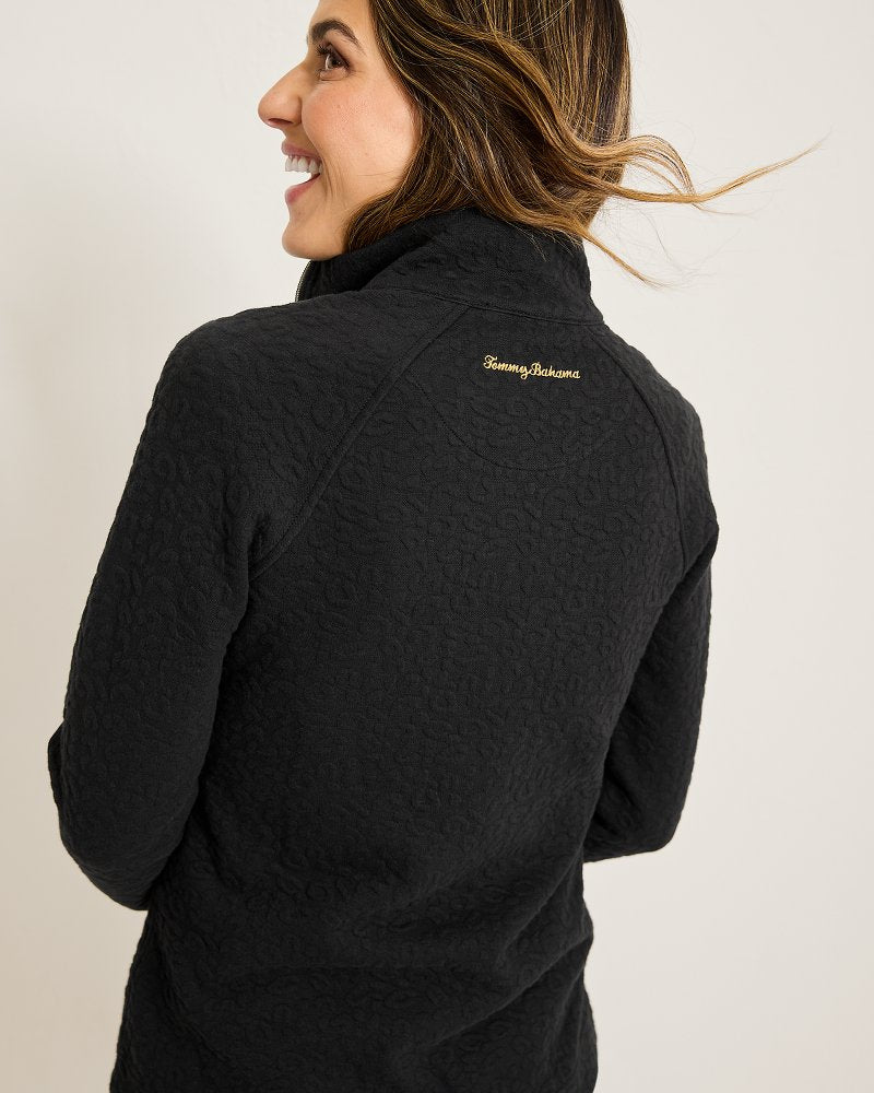 Tommy Bahama | Aruba Purr-fection Full-Zip Sweatshirt / Black