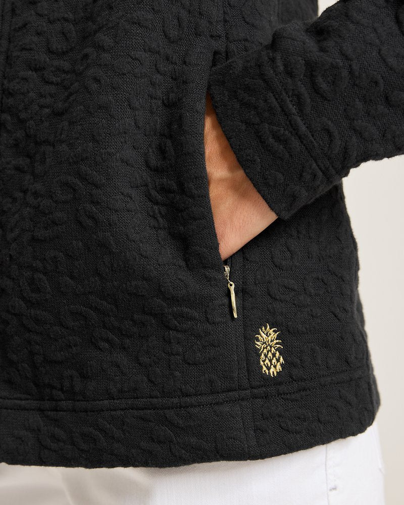 Tommy Bahama | Aruba Purr-fection Full-Zip Sweatshirt / Black