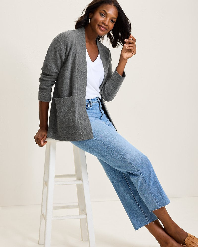 Tommy Bahama | Aruba Cardigan / Fog Grey Heather
