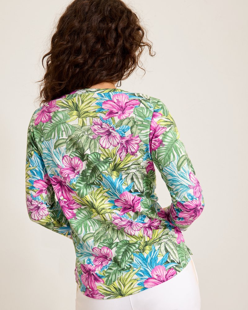 Tommy Bahama | Ashby Isles Jungle Jewels 3/4-Sleeve T-Shirt / Coconut