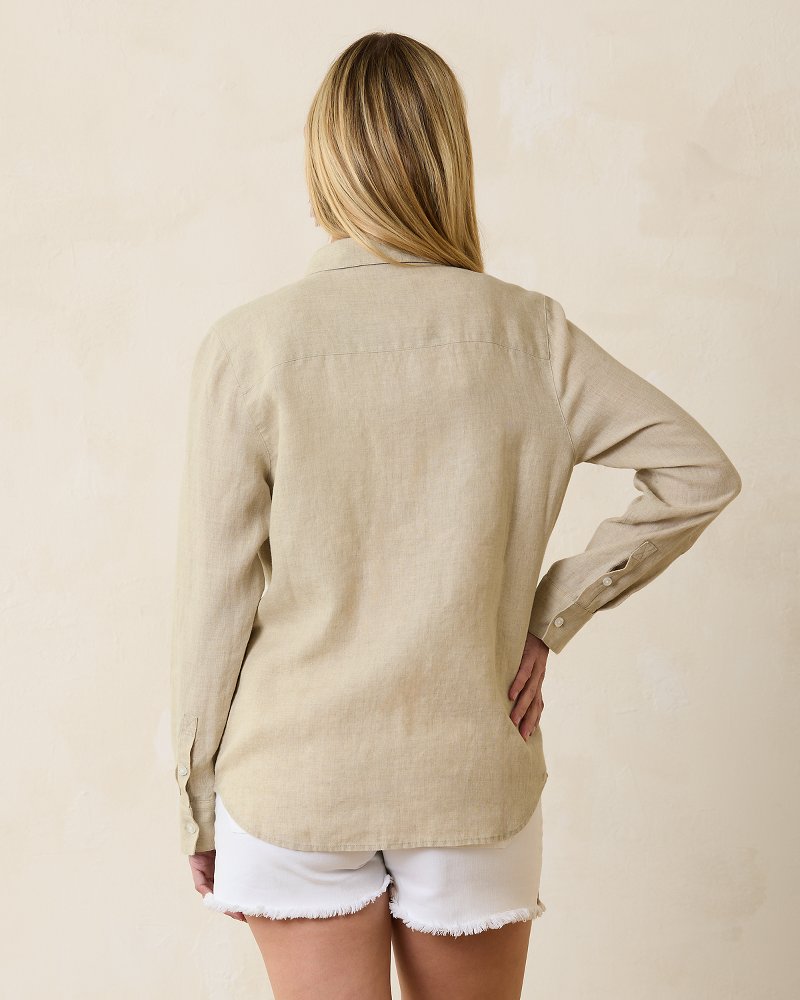 Tommy Bahama | Coastalina Utility Linen Shirt / Natural