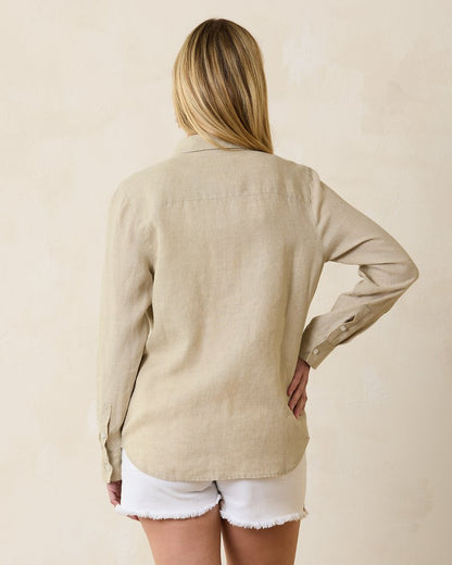 Tommy Bahama | Coastalina Utility Linen Shirt / Natural