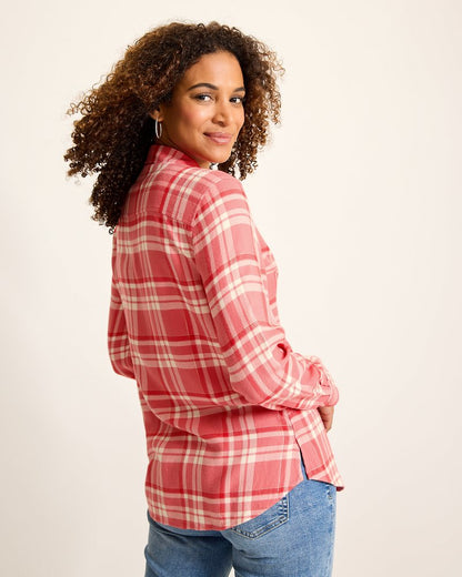 Tommy Bahama | Seabed Sands Flannel Shirt / Red Sunset