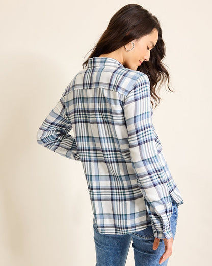 Tommy Bahama | Breezy Shoreline Flannel Shirt / Light Chambray